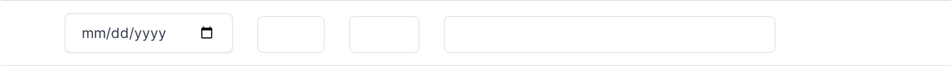 The filter row allows you to narrow the activity list by date, event type, field name, or type of change. Leave a field empty to skip filtering by that column.