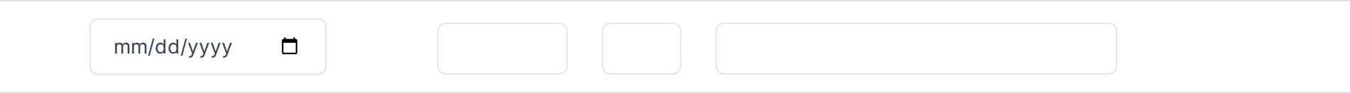 The filter row allows you to narrow the activity list by date, event type, field name, or type of change. Leave a field empty to skip filtering by that column.