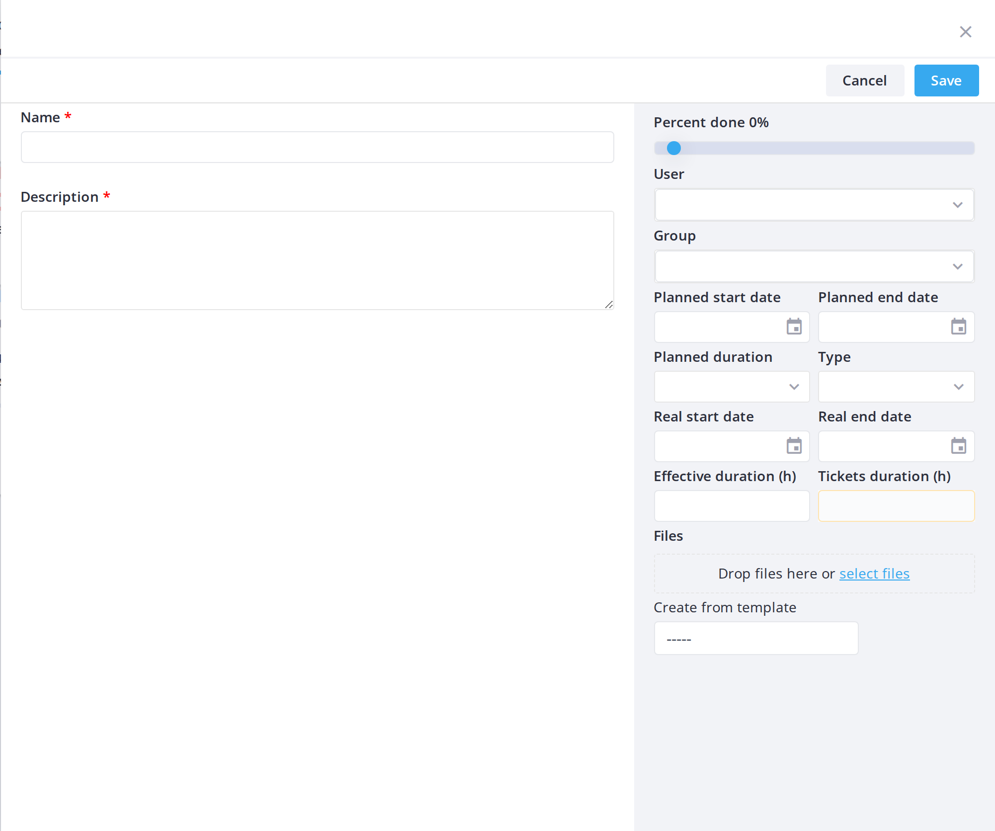 Adding a card — Add a card to a column
