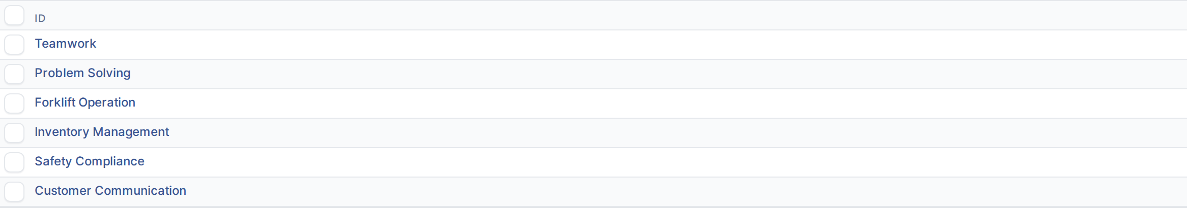 The new skill appears in the list, with its generated code.