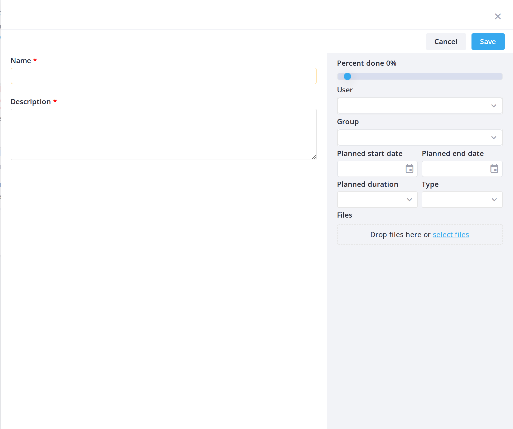 Adding a card — Add a card to a column